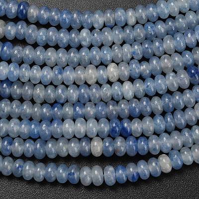 Естественно авантюрин бисер пряди G-L635-A03-4x2mm-02-1