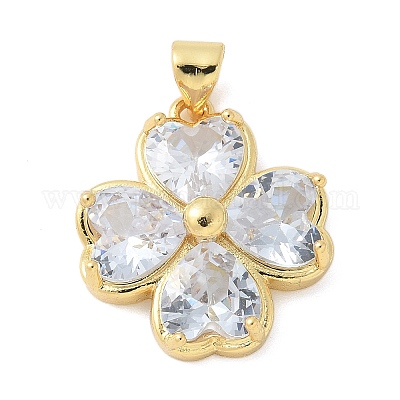 Латунные микро проложить кубического циркония подвески KK-K298-07B-G-1