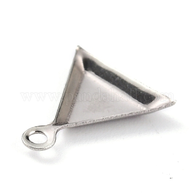 Подвеска-кабошон из не тускнеющей нержавеющей стали 304 STAS-J032-30-1