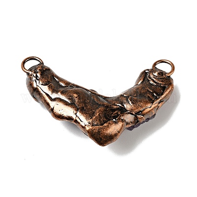 Натуральные самородки аметиста большие подвески G-D468-43R-02-1