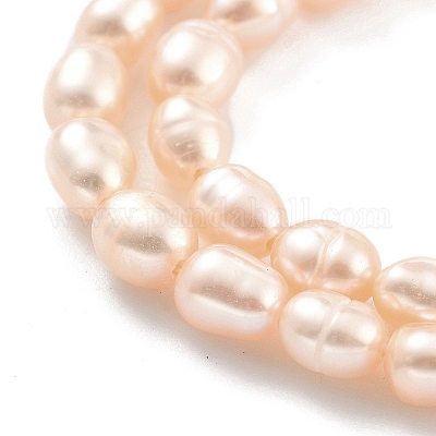 Нити из натурального культивированного пресноводного жемчуга PEAR-P062-05A-1