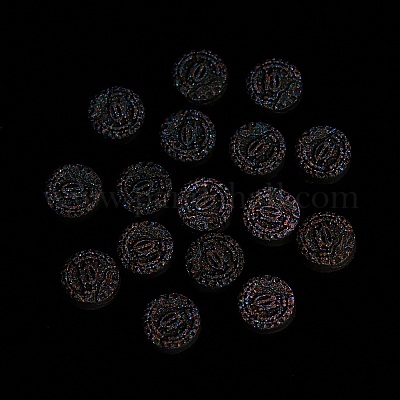 Кабошоны из светящейся смолы RESI-K036-28E-03-1