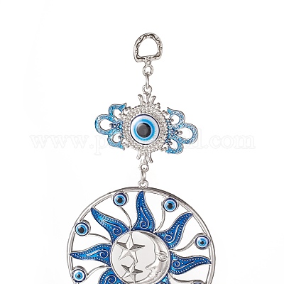 Ручная работа лэмпворк подвеска от сглаза HJEW-C001-06-1