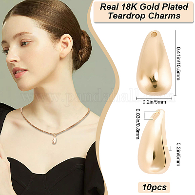 10шт латунные подвески KK-BBC0015-66-1