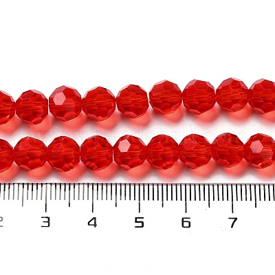 Perles en verre transparentes&nbsp;EGLA-A035-T8mm-D01-1