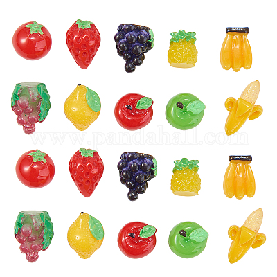 Бусины из cмолы RESI-CJ0001-100-1