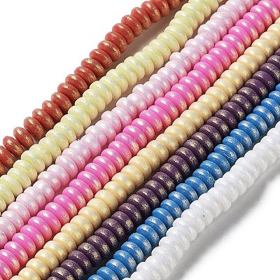 Нити бусин ручной работы из полимерной глины CLAY-F004-B-1