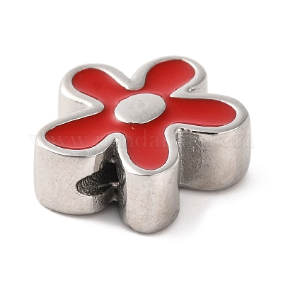 Эмалированные бусины из нержавеющей стали 304 STAS-B070-07P-03-1