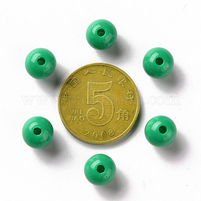 Непрозрачные акриловые бусины MACR-S370-C8mm-24-1