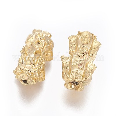 Латунные бусины&nbsp;KK-E777-06A-G-1