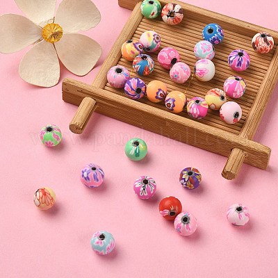 Бусины из полимерной глины  CLAY-YW0001-86-1