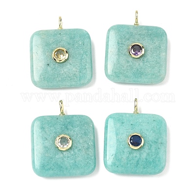 Природные подвески амазонит G-H318-02G-05-1