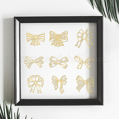 Никелевые декоративные наклейки DIY-WH0450-062-1