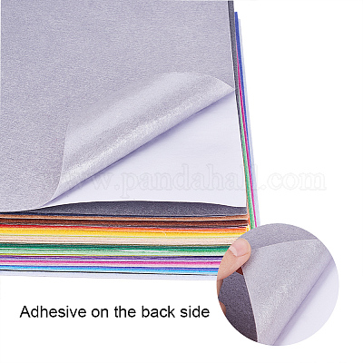Shop BENECREAT 40 Pack Assorted Color Back Self-Adhesive Felt