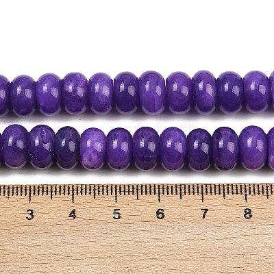 Окрашенные природные белый нефрит бисер пряди G-G107-A24-01-1