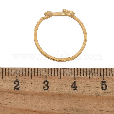 Кольца-манжеты из нержавеющей стали 304 для женщин RJEW-D285-01G-C-1