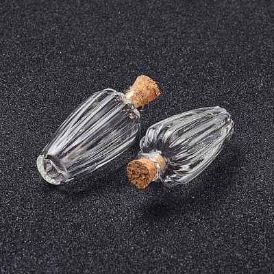 Стеклянные пробковые бутылки AJEW-O032-05C-1