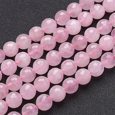 Природного розового кварца нитей бисера G-G099-F10mm-15-1