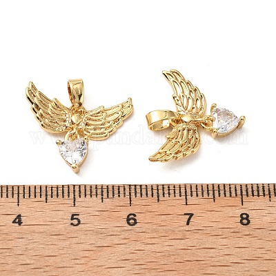 Латунные микро проложить кубического циркония подвески KK-G533-25G-01-1