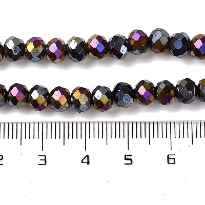 Запекание гальванических нитей стеклянных бусин DGLA-A039-J8mm-B20-1