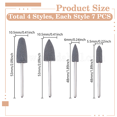 28 шт. многофункциональные полировальные насадки из силикона и сплава TOOL-WH0052-65-1