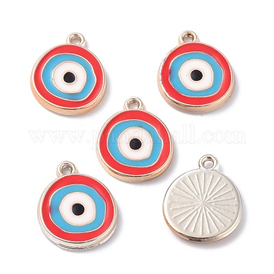 Ccb пластиковые эмалевые подвески CCB-F024-02KCG-1