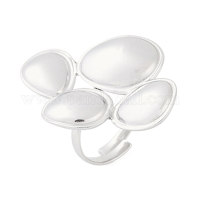 Кольца-манжеты каплевидной формы из нержавеющей стали 304 с защитой от потускнения RJEW-M047-05P-1