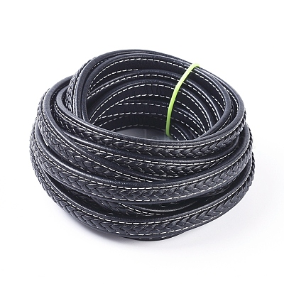 Двухпалубный шнур из искусственной кожи из микрофибры LC-G008-A02-1