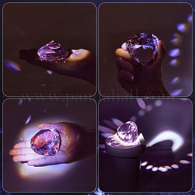 K9 стеклянные стразы сердечки украшения DJEW-WH20001-06B-1