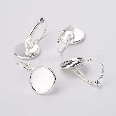 Латунная фурнитура Leverback для серег KK-H023-S-NR-1
