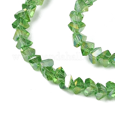 Гальванизируйте прозрачное стекло бисер нитей EGLA-P061-04C-AB21-1