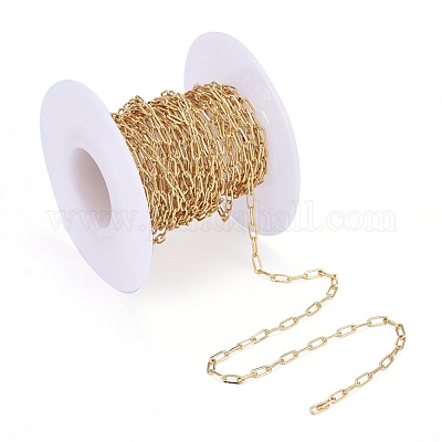 Паяные латунные цепочки для скрепок CHC-G005-03G-1