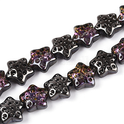 Гальванизируйте прозрачное стекло бисер нитей EGLA-N020-02H-1