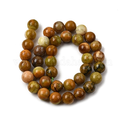 Естественный зеленый опал бисер нитей G-K245-A17-A05-01-1