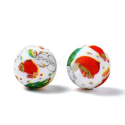 Пищевые экологически чистые силиконовые бусины&nbsp;LS-SIL-S003-15B-1