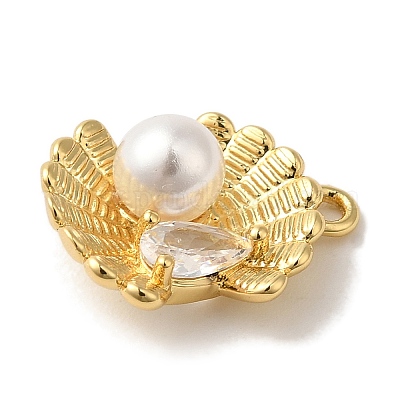 Стойки обшивки латунь микро проложить кубическую прелесть диоксида циркония KK-A229-15G-1