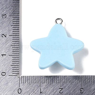 Подвески из непрозрачной смолы на тему океана RESI-S403-02E-1