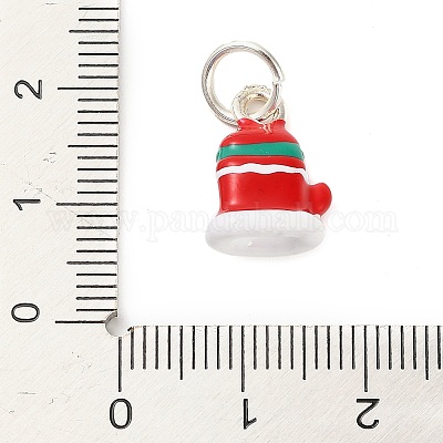 Подвески из сплава и эмали с рождественской тематикой FIND-I063-01J-1
