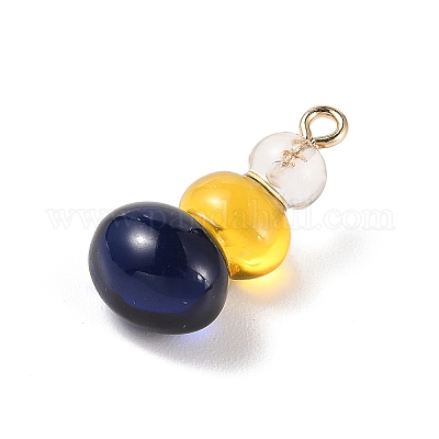 Трехцветные подвески из смолы RESI-Z016-01C-LG-1