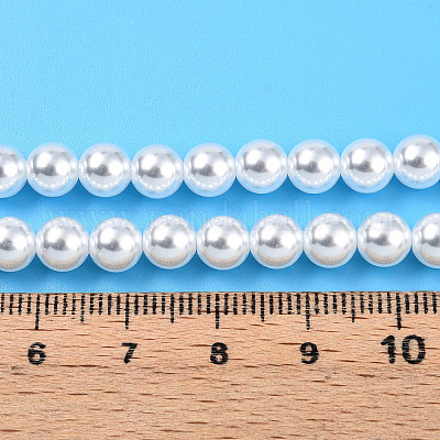 Выпечка из окрашенного перламутрового стекла жемчужные бусинки HY-N002-6mm-A12-1