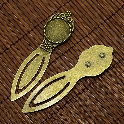 18 мм прозрачная крышка куполом из стекла кабошон для античная бронза DIY сплава портрет закладки материалы DIY-X0117-AB-FF-1