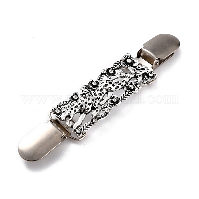 Винтажный сплав с зажимами для кардигана со стразами JEWB-B002-07AS-1