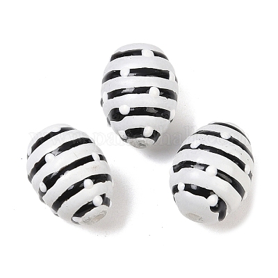 Стеклянные бусины из искусственного нефрита GLAA-L051-02A-1