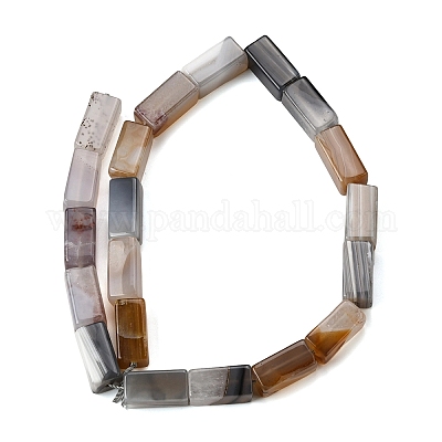 Природный агат бисер нитей&nbsp;G-F820-G01-01-1