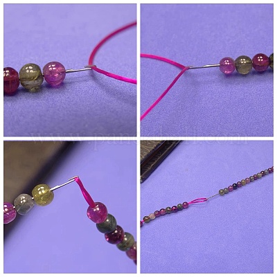 Стальные иглы для бисероплетения с крючком для вертушки для бисера TOOL-C009-01A-05-1