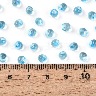 3/0 стеклянная бахрома с покрытием из запекаемой краски SEED-A034-04G-1