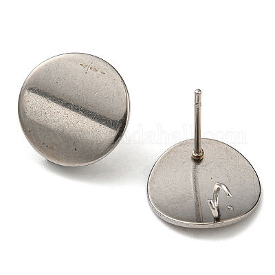 Фурнитура для сережек-гвоздиков из нержавеющей стали марки 304 STAS-P326-01P-1
