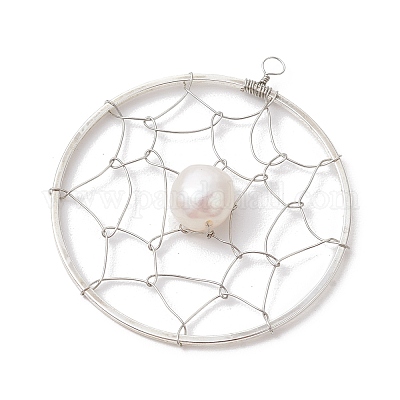 Подвески из натурального пресноводного жемчуга PALLOY-JF02653-02-1