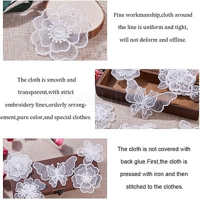 Кружевное вышивальное швейное волокно DIY-PH0019-21-1