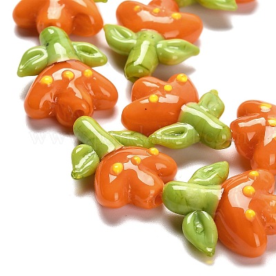 Бусы лэмпворк ручной работы LAMP-A005-03D-1